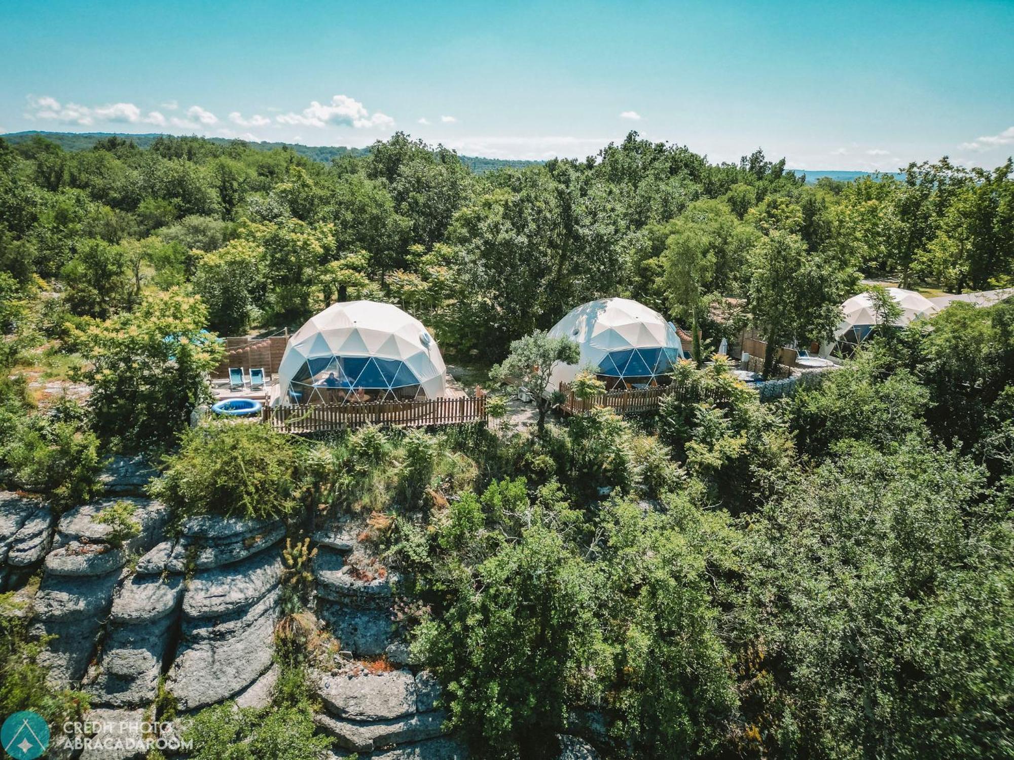 Hotel Les Domes Des Gorges à Ruoms Extérieur photo